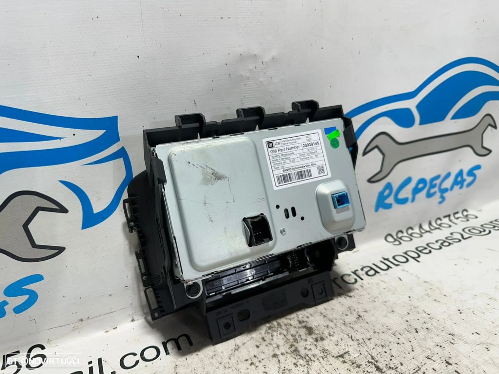 .Display Ecra Comando Radio NAV Navegação GM Opel 20939145 2008 - 2016 - 6