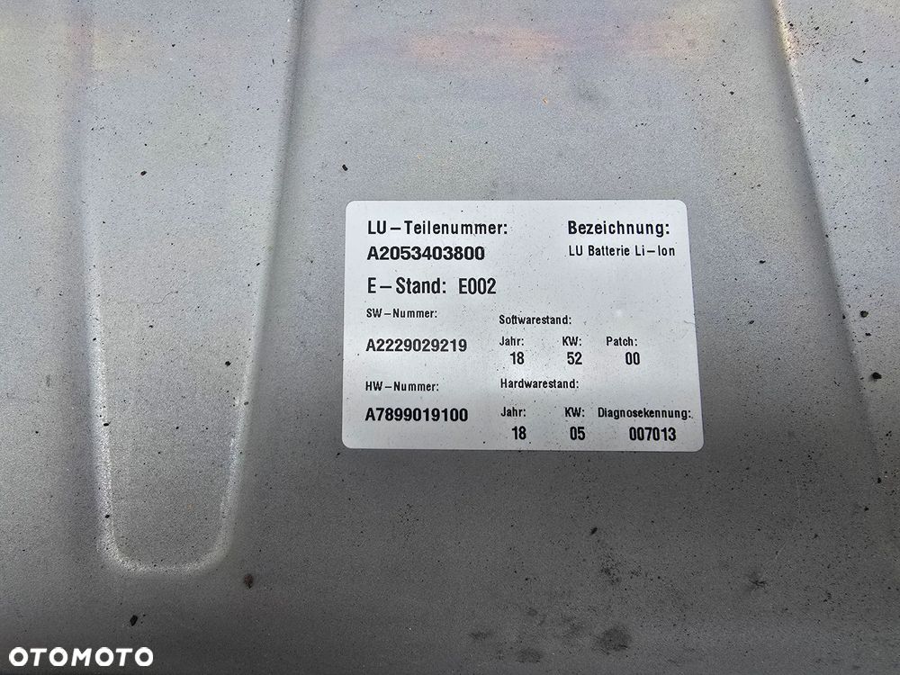 Bateria hybrydowa mercedes A7899019100 - 3