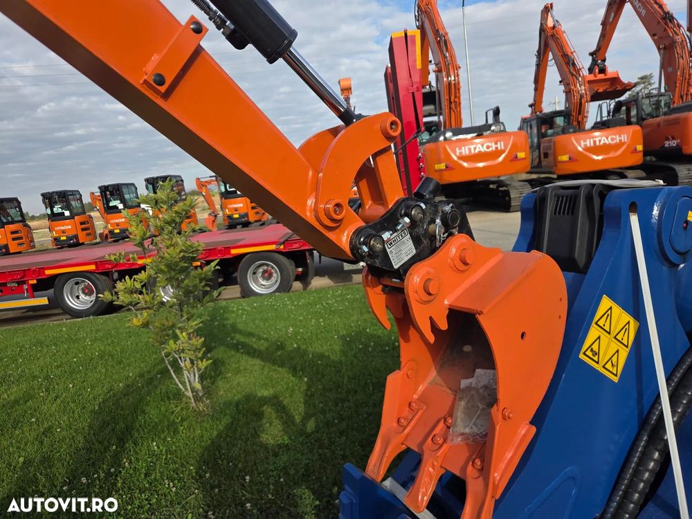 Hitachi ZX10U-6, 1,3tone, adancime sapare 2m, ridica 750kg, senile extensibile, rotire in gabarit, lama nivelare, latime 0,78m, inst picon, CUPLA RAPIDA+3 CUPE NOI, produs in JAPONIA, posibilitate leasing 5 ani, 1 an garantie-PROMOTIE 19.500 Eur+Tva - 10