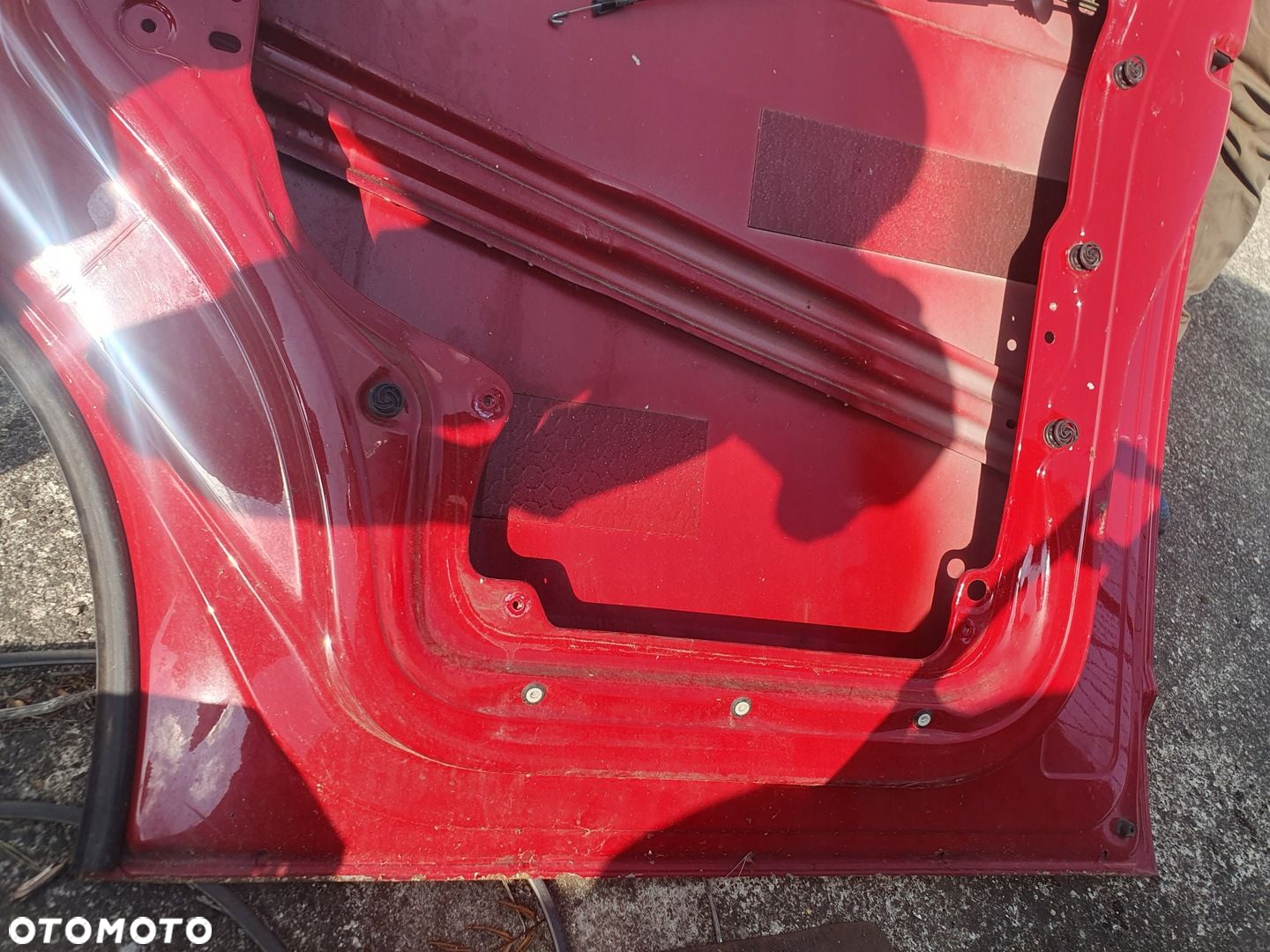 Drzwi prawe przód Volkswagen Transporter T5 CZERWONY igła BEZ KOROZJI 05r. - 5