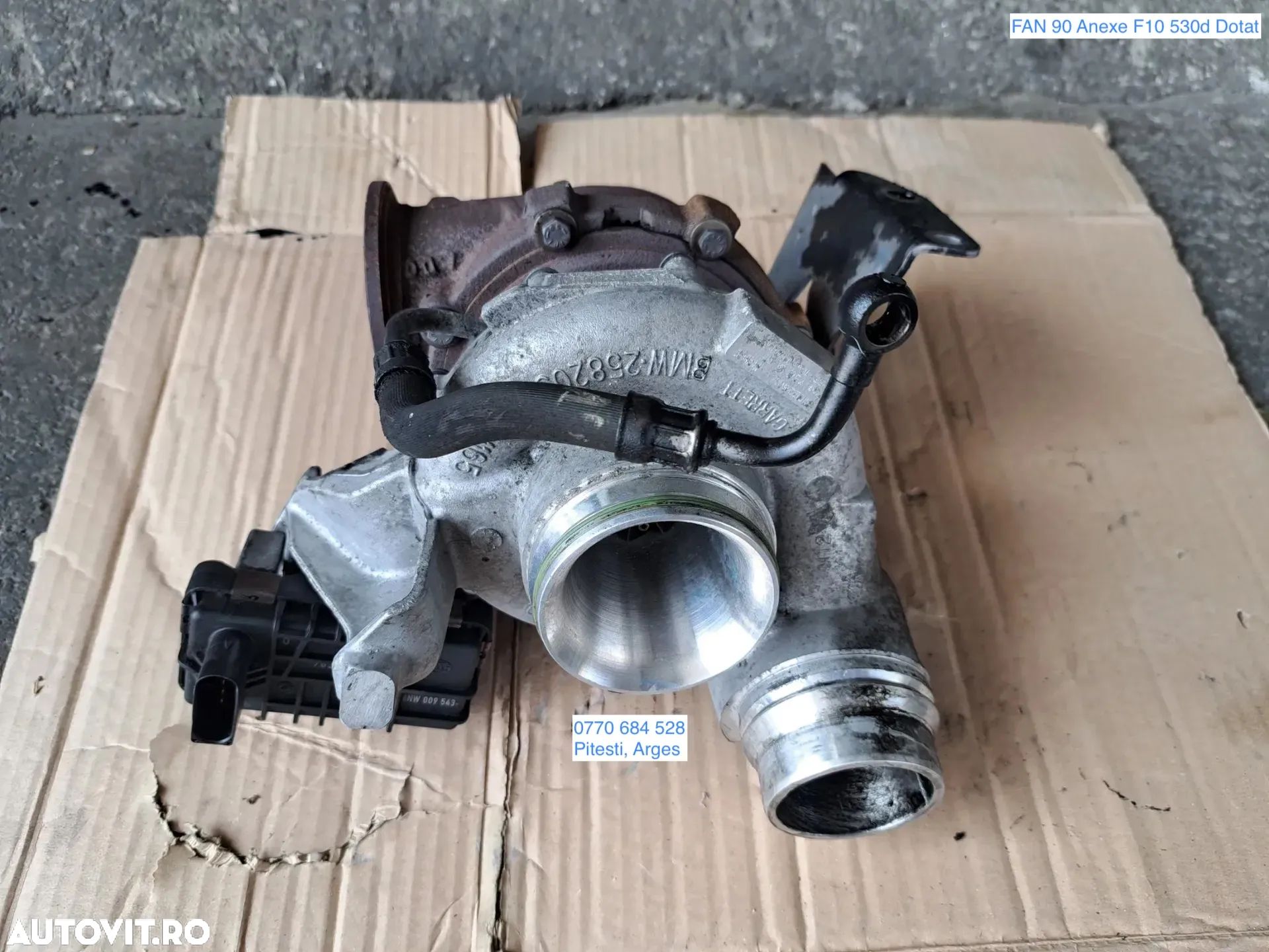 Turbo turbina turbosuflanta Garrett originala BMW E90 LCI E91 LCI E92+LCI E93+LCI F07 F10 F11 F01 F02 E70 LCI E71 - 1