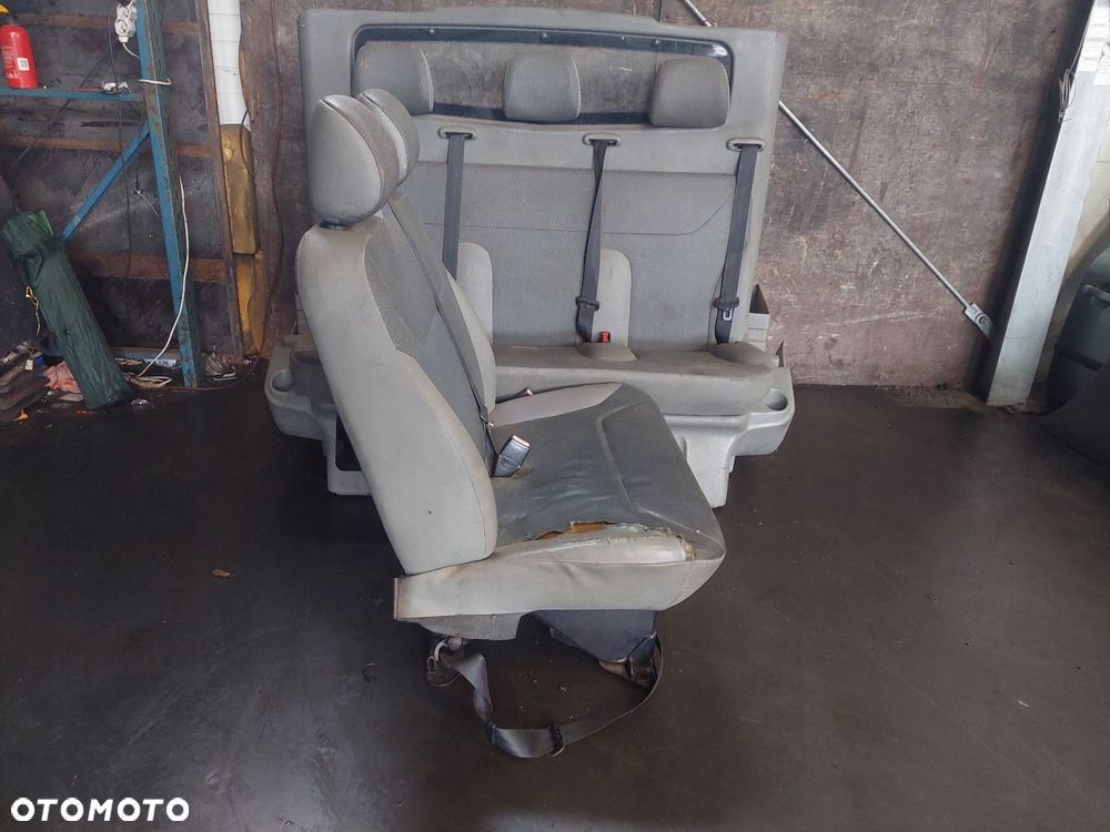 FOTEL PASAŻERA DWÓJKA + FOTELE KANAPA ŁAWKA ZABUDOWA RENAULT TRAFIC II - 4