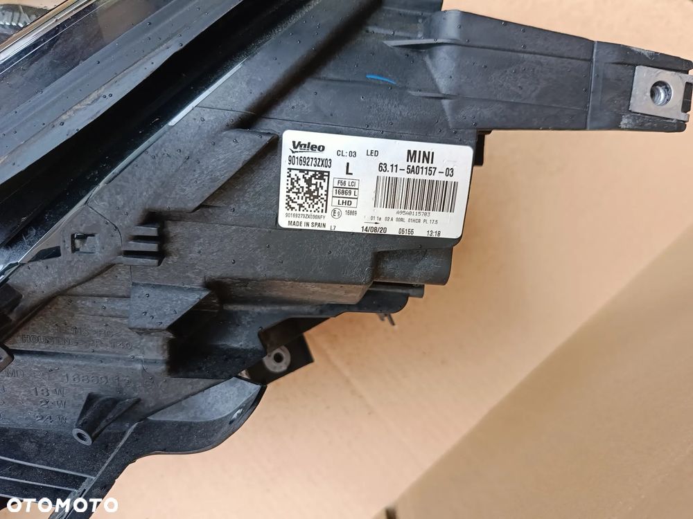 Full Led przedni prawy lewy Mini Cooper F56 LCi lift lampa prawa lewa - 3