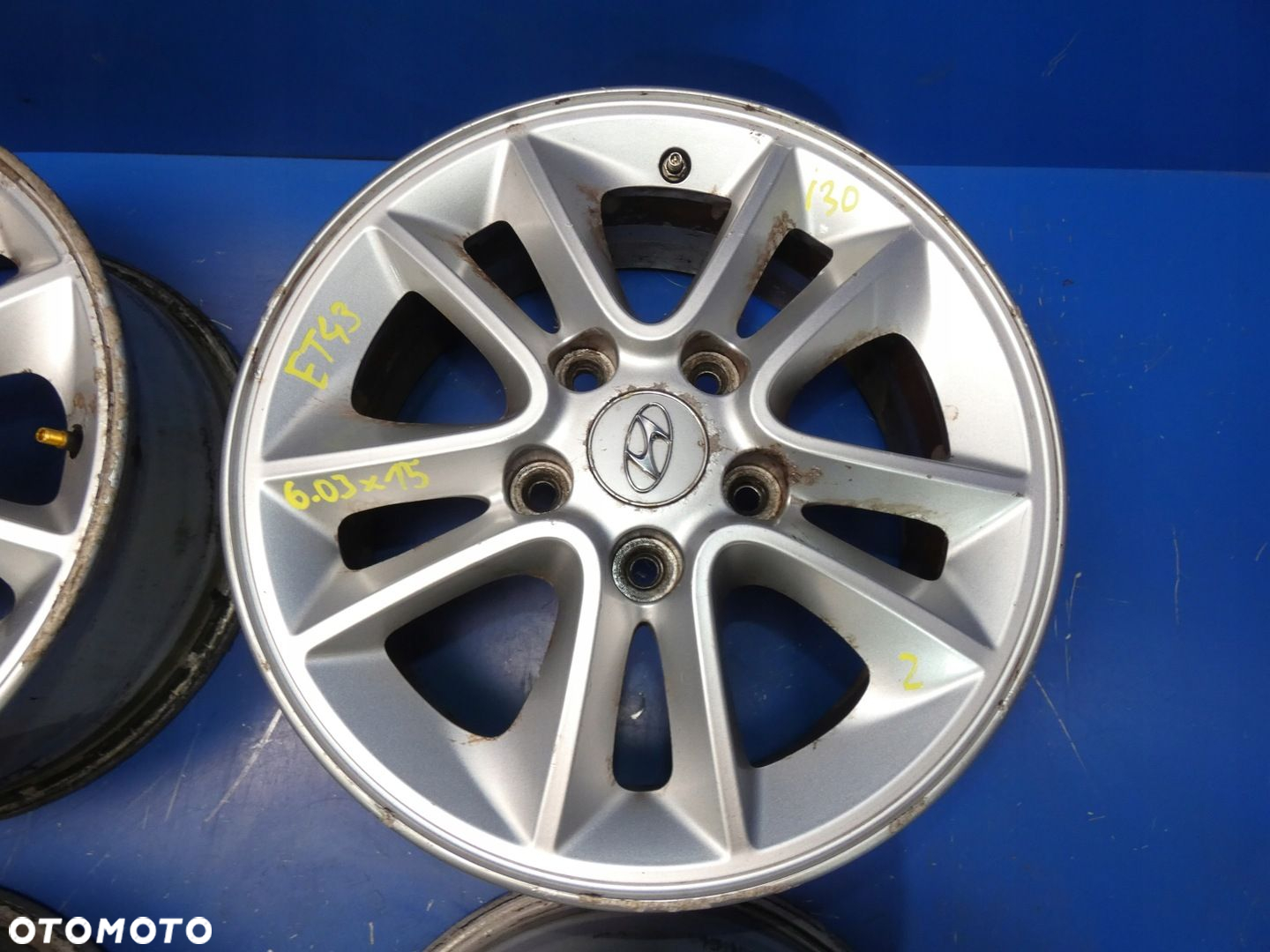 HYUNDAI I30 II I20 FELGI ALUMINIOWE R15 15 KOMPLET - 3