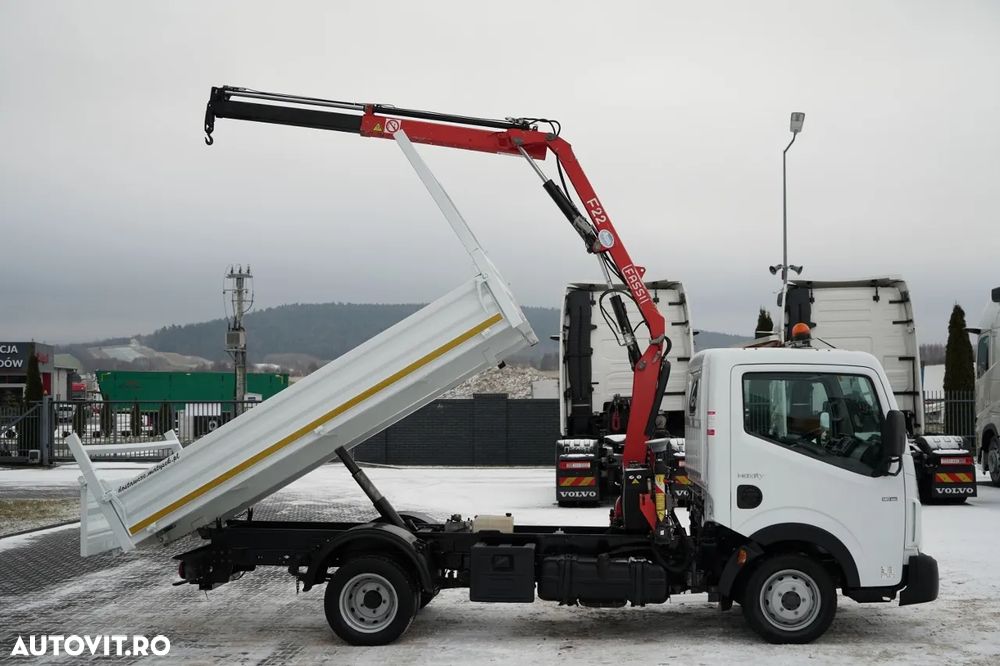Renault MAXITY 140 DXI / BASCULATOR / + HDS FASSI F22A / CAPACITATE DE RIDICARE 995 KG / ATRACȚIE 5,5 M / IMPORTAT - 6