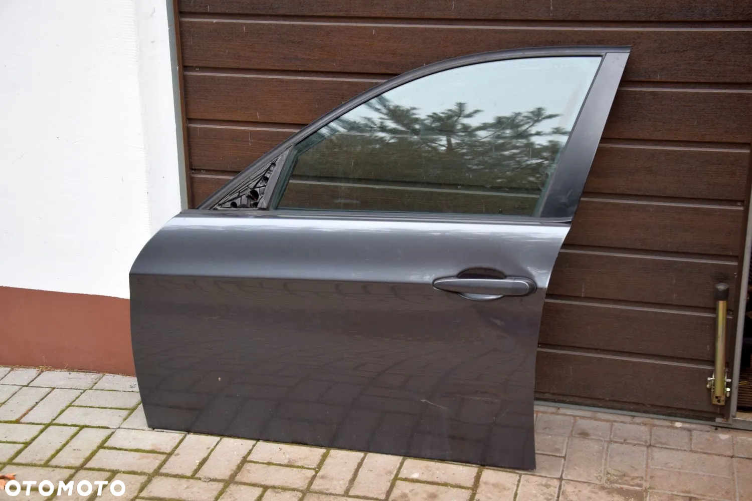 BMW E90 Drzwi lewy przód lewe A22/7 Sparkling Graphite Metallic Kompletne - 5