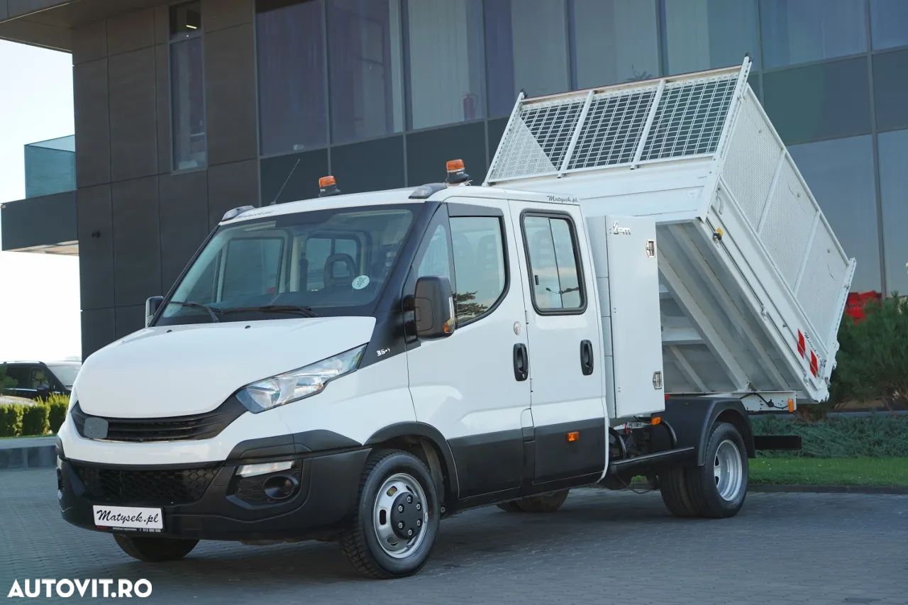 Iveco DAILY 35-140 / CAMION CU OPȚIUNI / BASCULATOR / DUBLU / TRUSA DE SCULE / IMPORTAT / CONTRACT POST-SERVICE - 1