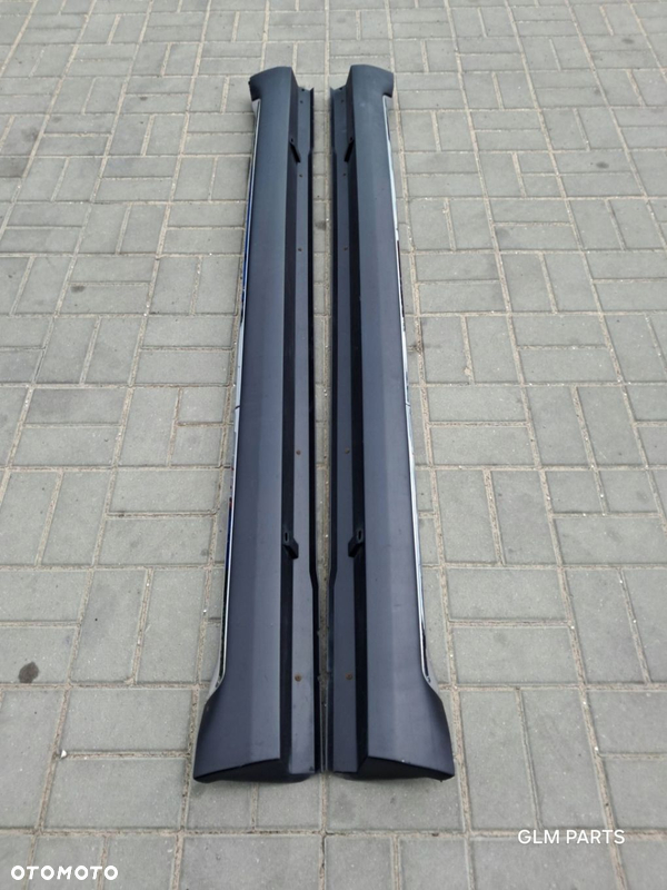 Peugeot 4007 Citroen C-Crosser LEWA  PRAWA listwa progowa chrom