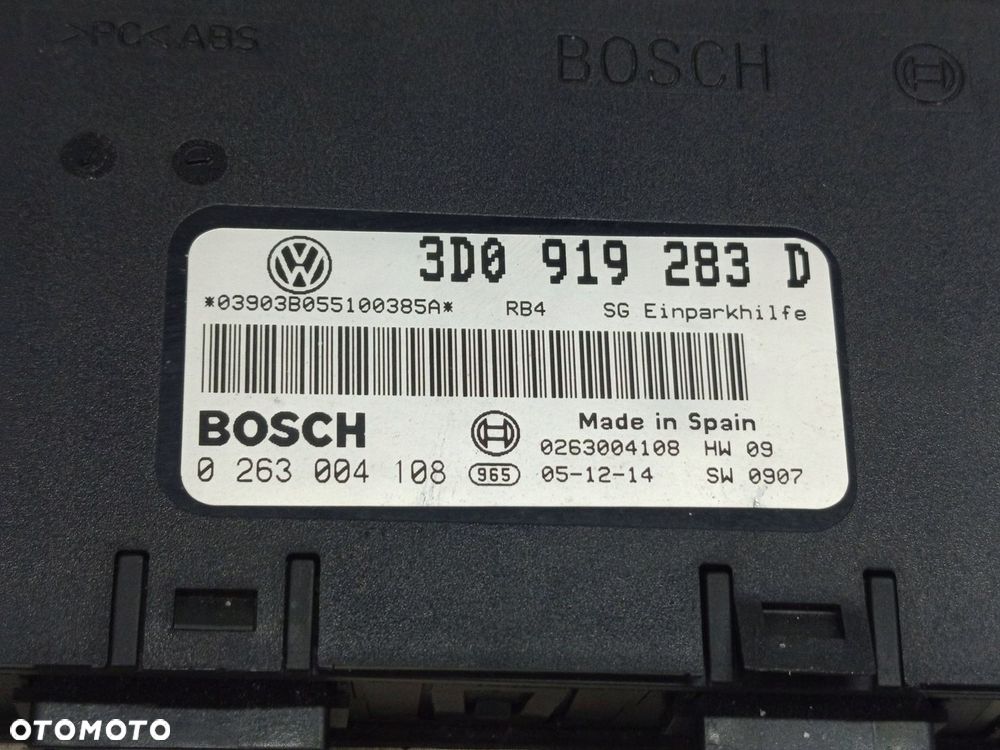 STEROWNIK MODUŁ PARKOWANIA PDC 3D0919283D VW PHAETON 3D - 5