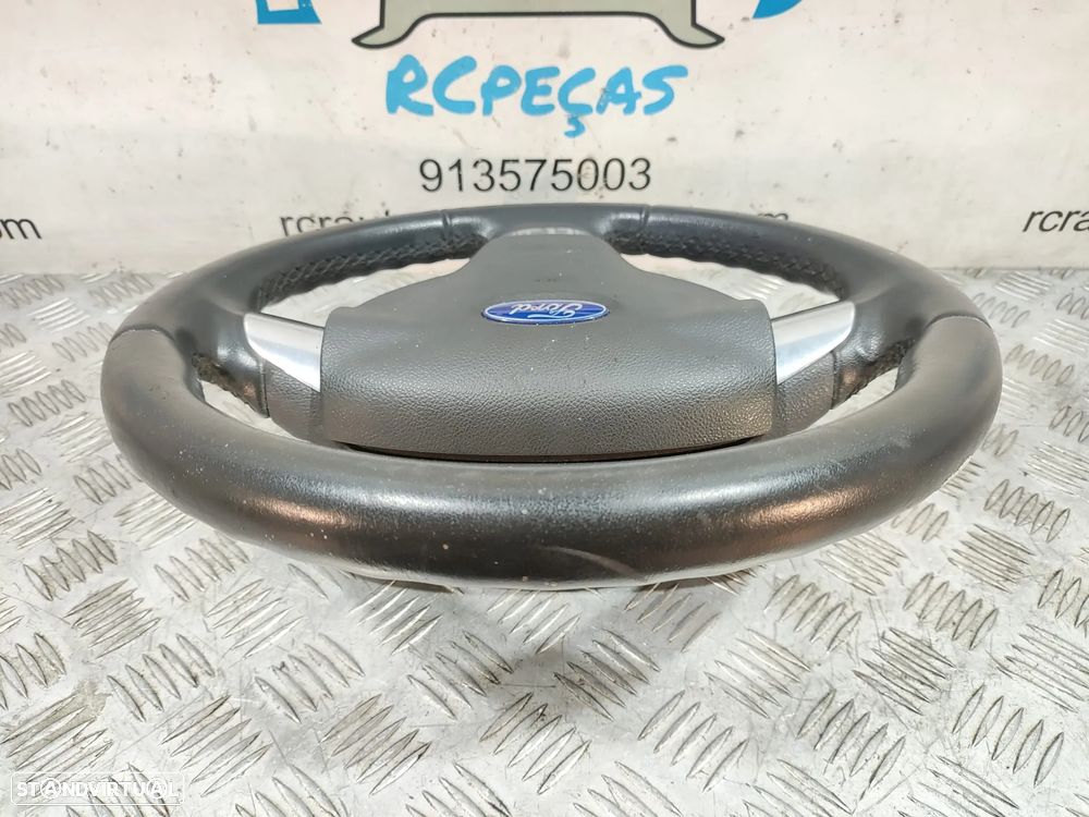 Volante Completo em Pele Ford Focus 2 Mk2 3 Braços - 4