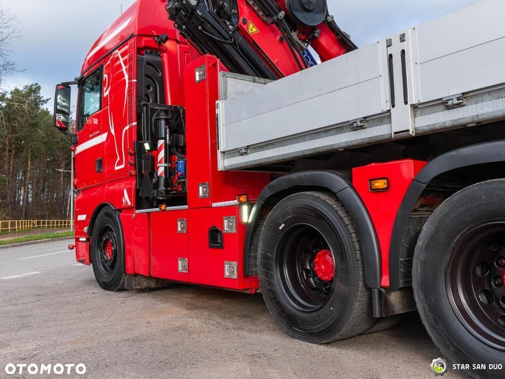 MAN TGX 28.500 6x2 HMF 5020K-RC HDS Fly Jib Żuraw Siodło - 19