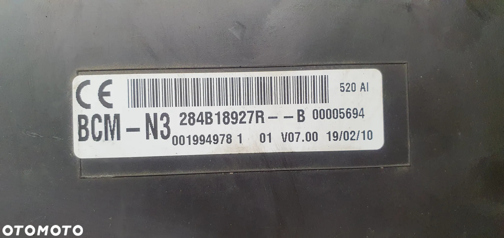 Moduł sterownik BCM Opel Movano III 284B18927R - 4