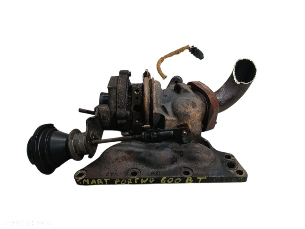 TURBOSPRĘŻARKA TURBINA KOLEKTOR SMART FORTWO MC01 600 0.6 T 0012473V001 - 1