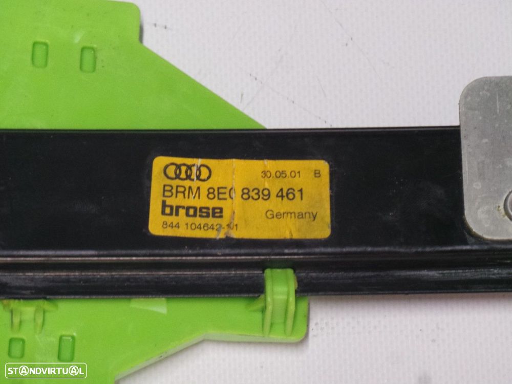 Elevador Esquerdo/Trás Seminovo/ Original AUDI A4 (8E2, B6)/AUDI A4 (8EC, B7) 8E... - 3