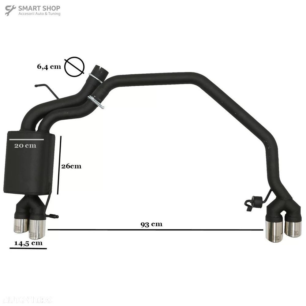 Sistem Evacuare BMW Seria 5 F10 (2011-2016) 102-433/70RS - 7