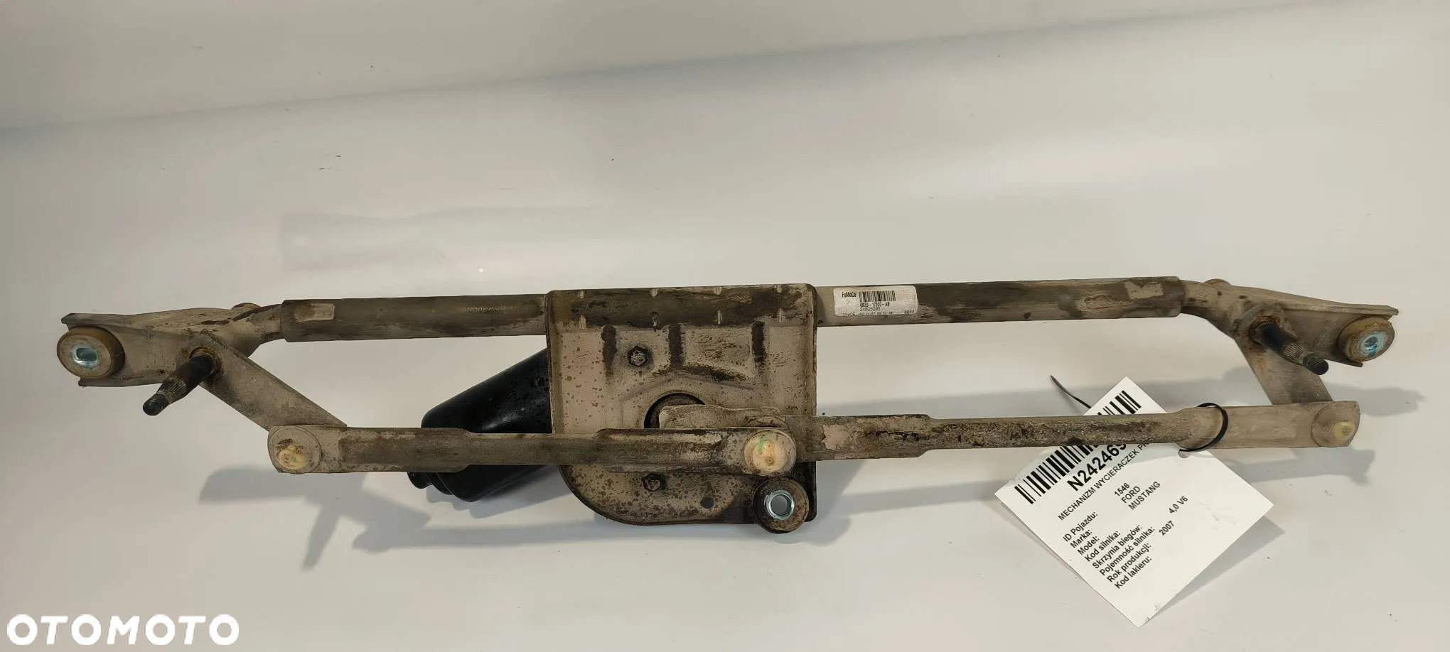 Mechanizm i silniczek wycieraczek szyby przedniej 6R3317500AB Ford, Mustang V 2007, Kabriolet - 8