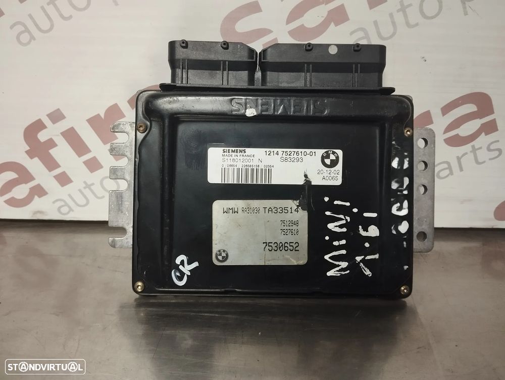 UNIDADE / CENTRALINA DO MOTOR MINI COOPER 1.6i REF. S118012001 N 1214.7527610-01 7530652 - 3