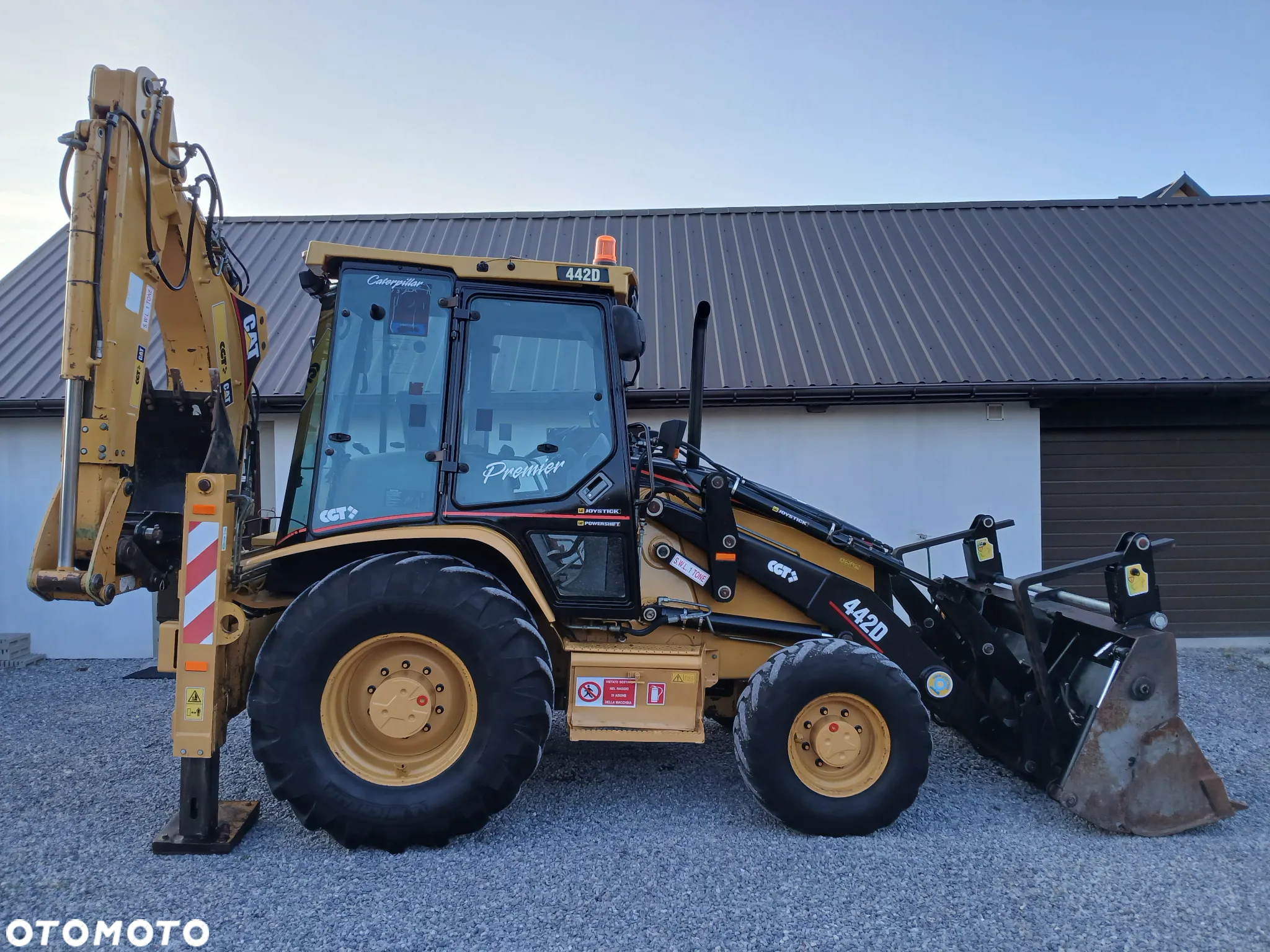 Caterpillar 442D/BEZ LUZÓW/JOYSTICK/SUPER STAN - 5