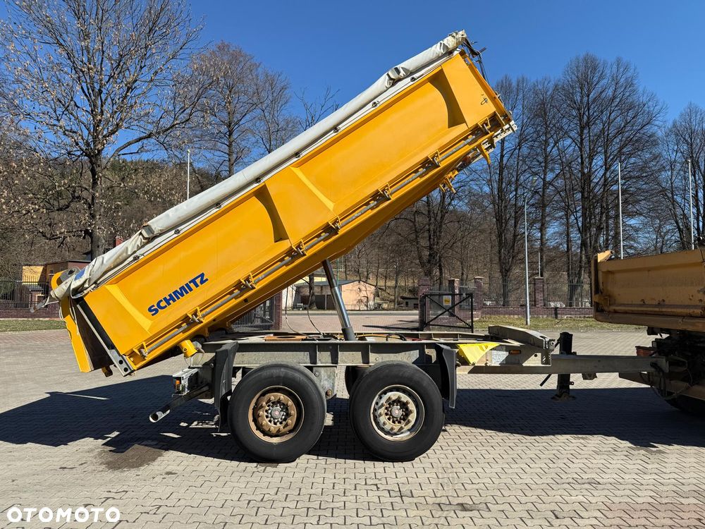 Schmitz Cargobull ZKI 18 przyczepa wywrotka tandem, plandeka, TOP! - 8