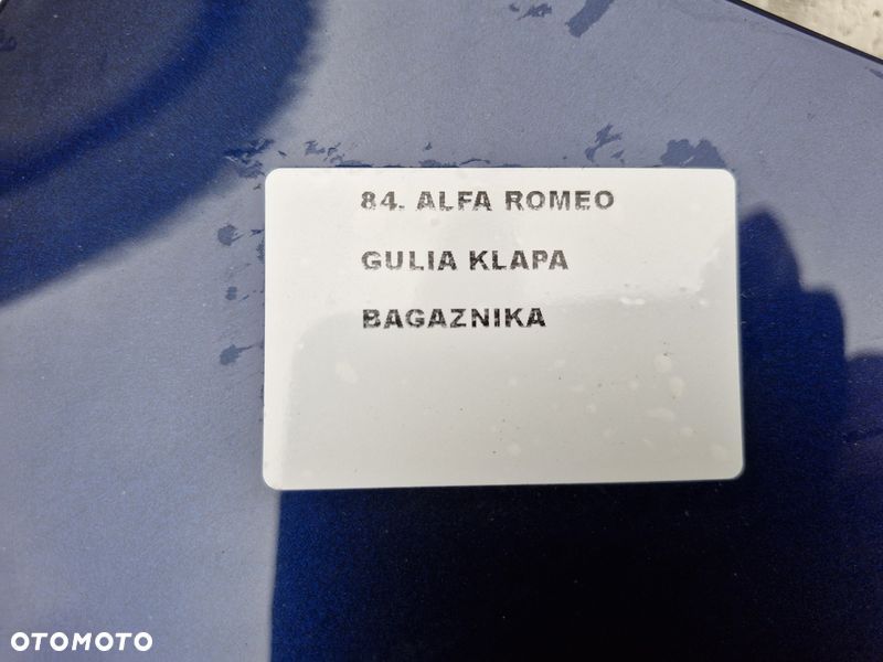 ALFA ROMEO GIULIA KLAPA BAGAŻNIKA TYŁ TYLNA - 4