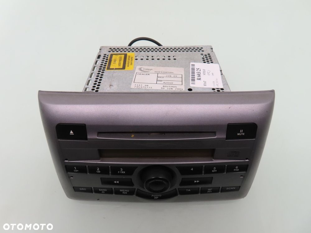 RADIO CD FIAT STILO 735375715 2FCF18C838RA + KOD - 6