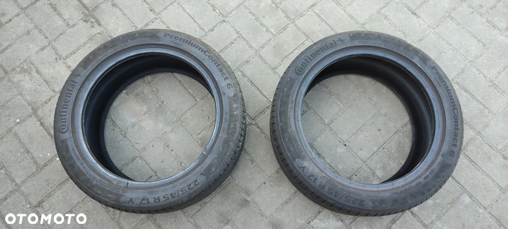 OPONY LETNIE 225/45R17 Y CONTINENTAL PREMIUM CONTACKT 6 91Y (1020) 7mm 2 SZTUKI PARA - 1