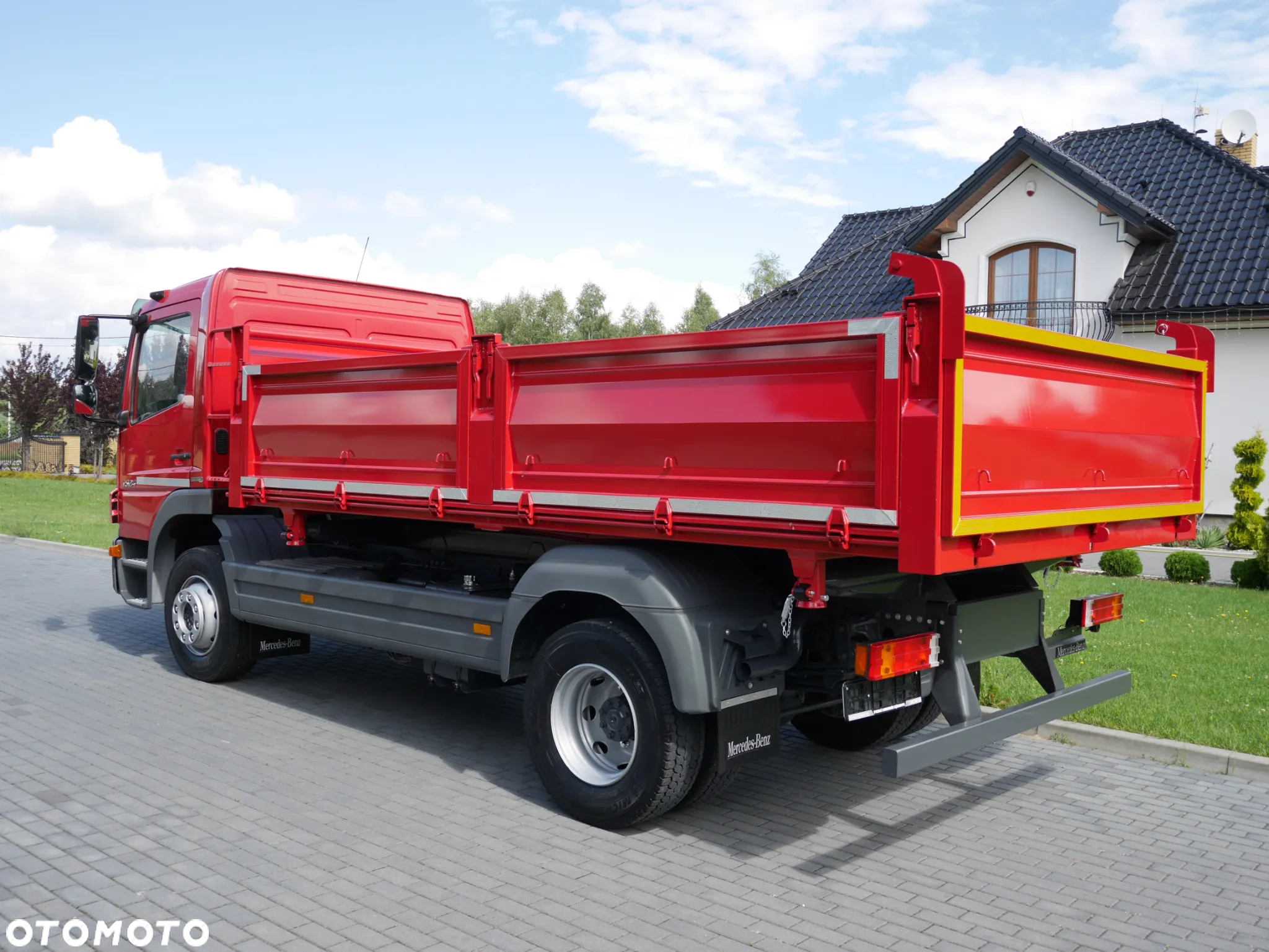 Mercedes-Benz ATEGO 1524 WYWROTKA 3-STRONNA, NISKI PRZEBIEG, STAN IDEALNY - 9