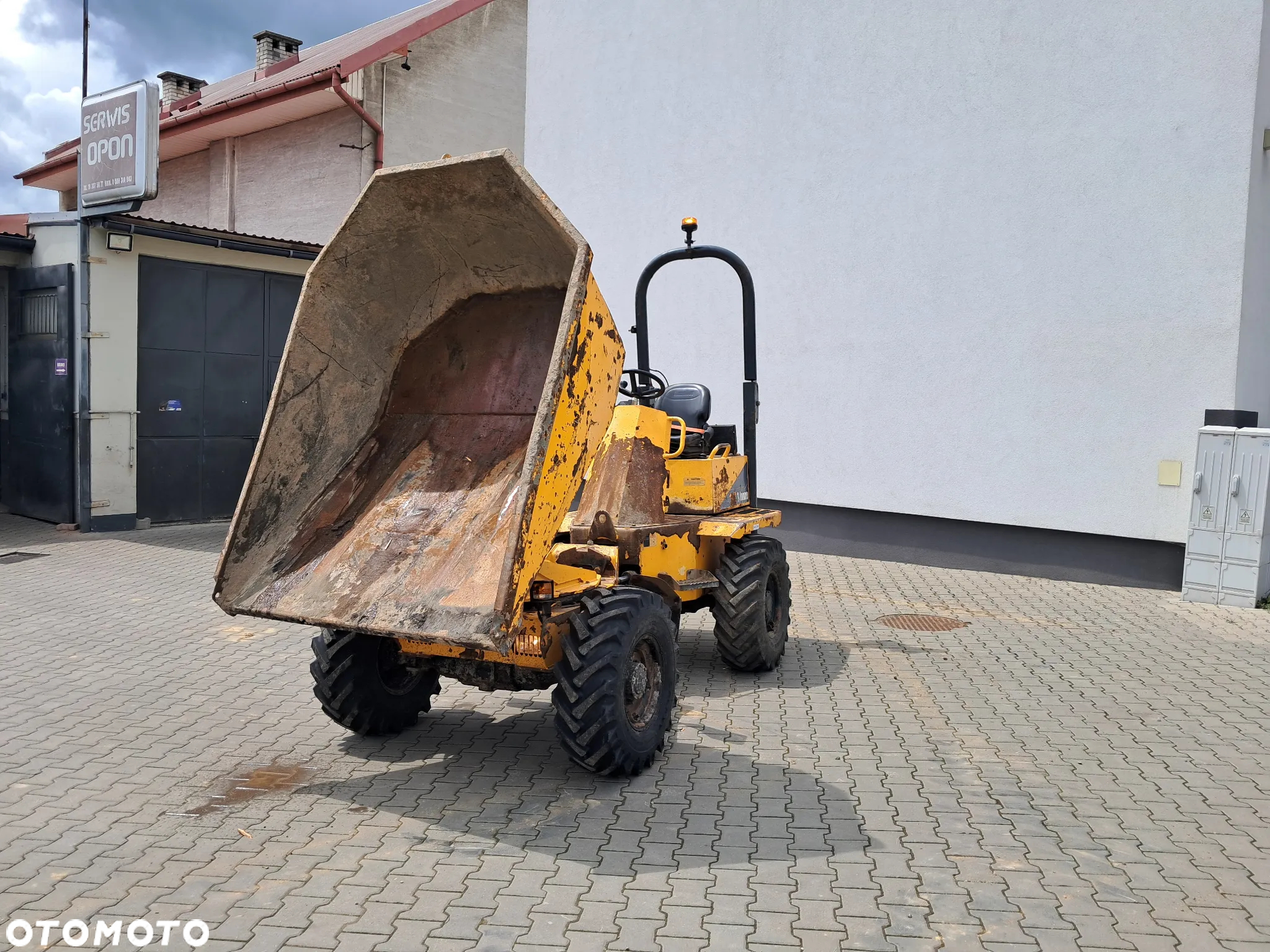 Thwaites Wozidło budowlane obrotowe (kiper + obrót) wywrotka ładowność 3 t tony nowe opony przód * 33KM * światła * prod. 2016* sprawne * 1345 MTH * silnik Yanmar - 3