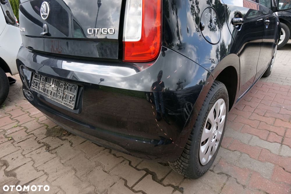 ZDERZAK TYLNY CITIGO NF1 5D HB LC9X  CZARNY SKODA 2011-2019 - 2