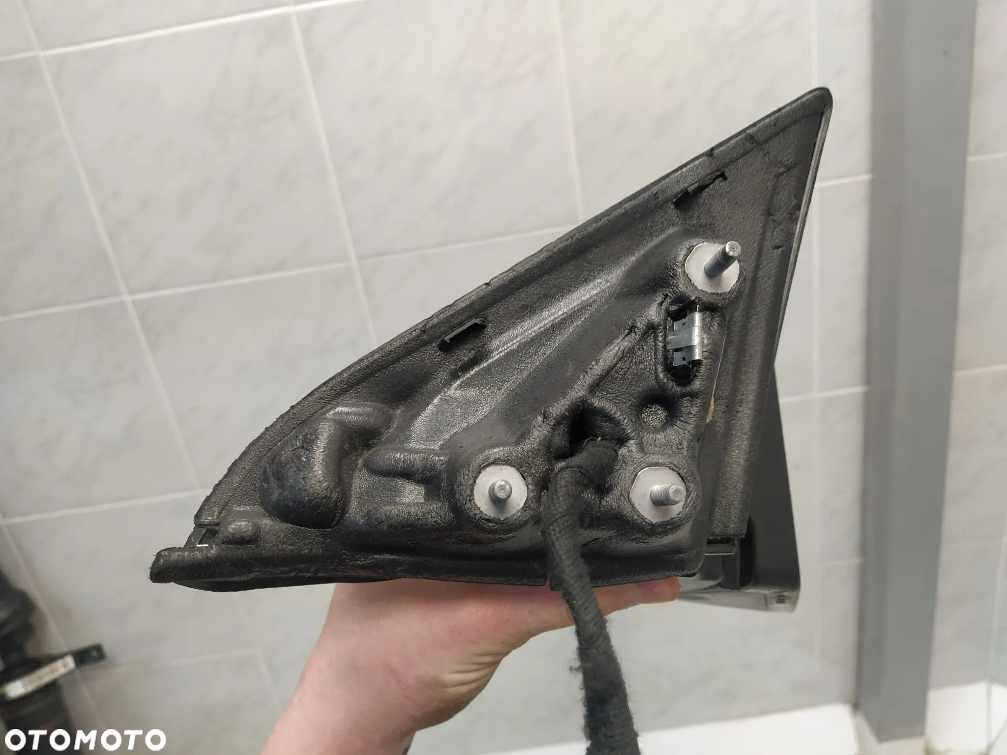 JEEP COMPASS II LIFT LUSTERKO ZEWNĘTRZNE PRAWE ASFERYCZNE PODGRZEWANE CZUJNIK MARTWEGO POLA LAMPKA 7+5 PIN 12 PIN CHROM LISTWA KOMPLETNE ORYGINAŁ - 9