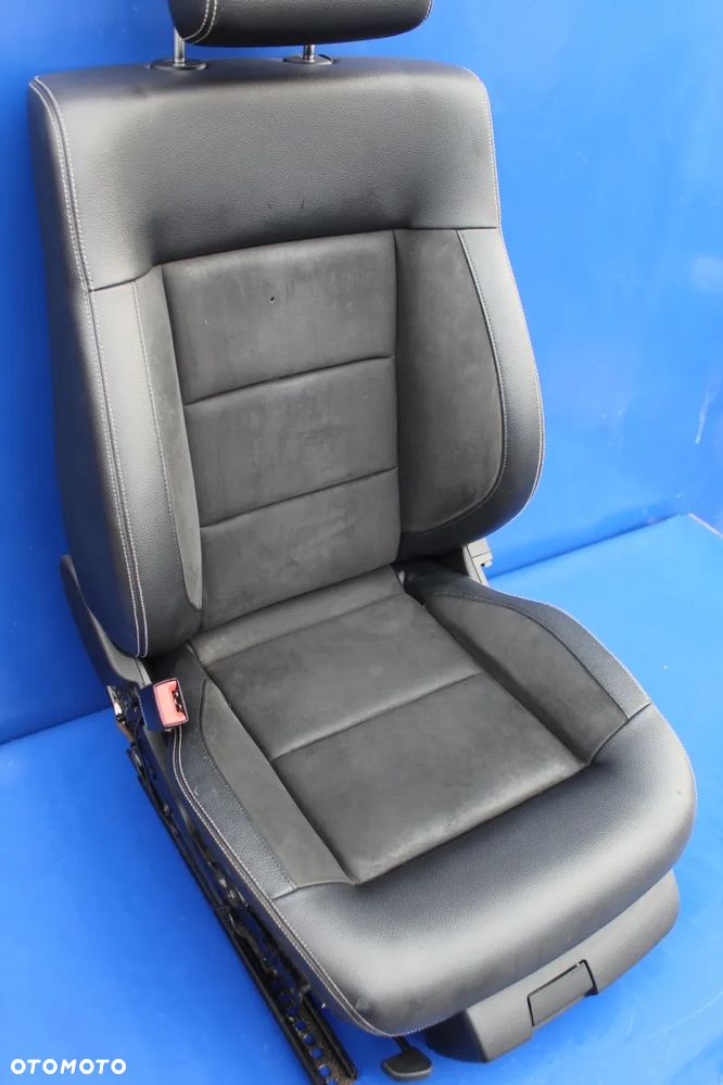 Fotel kierowcy lewy skóra + alcantara wersja sport OE Mercedes E-klasa W212 Lift 2014r - 14