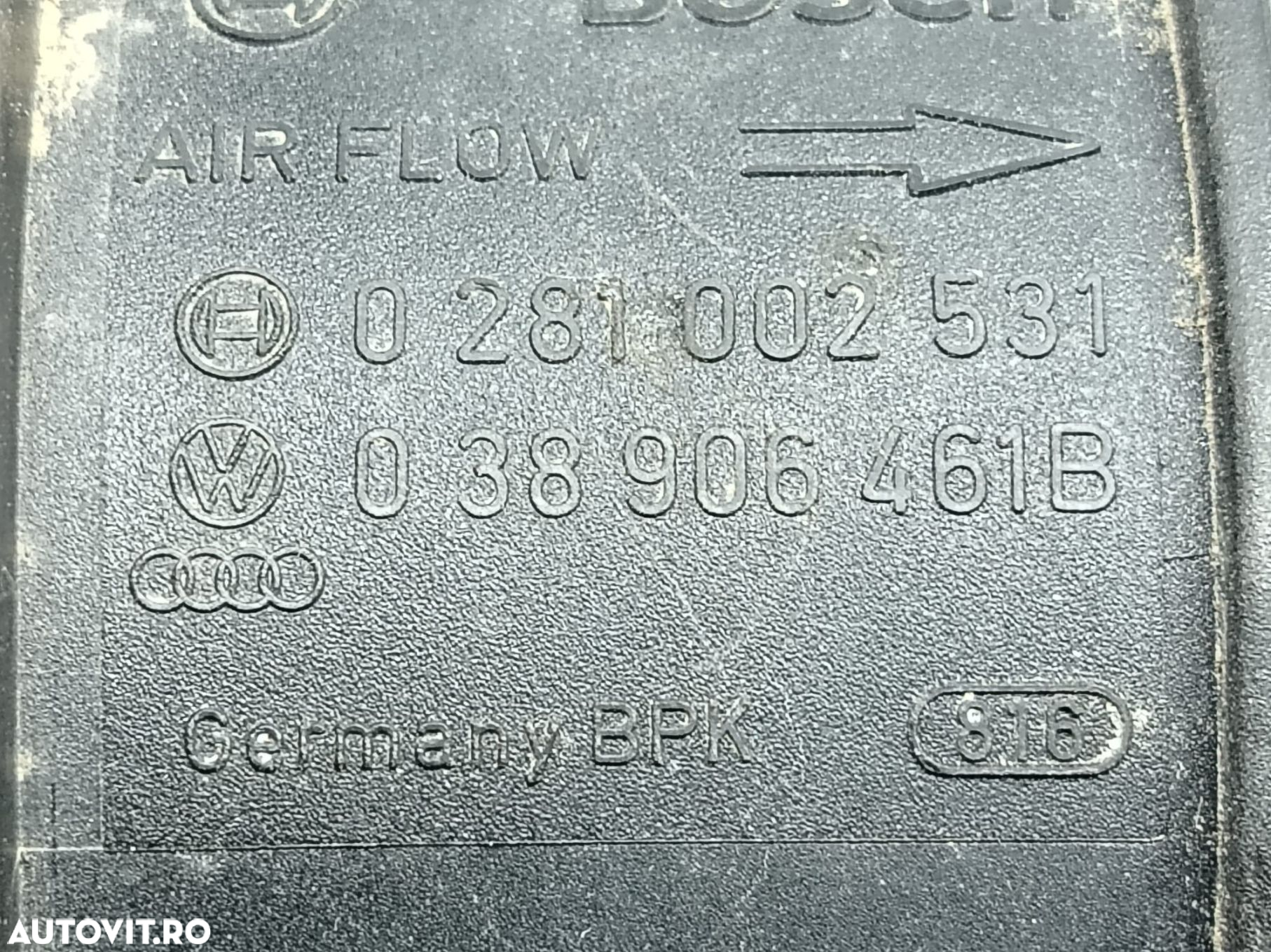 Debitmetru 1.9 tdi 038906461B Audi A3 8P [2003 - 2005] - 3