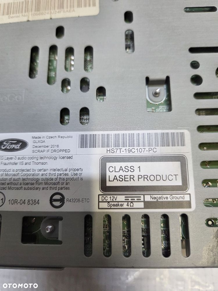 FORD MONDEO MK5 RADIO HS7T-19C107-PC - 6
