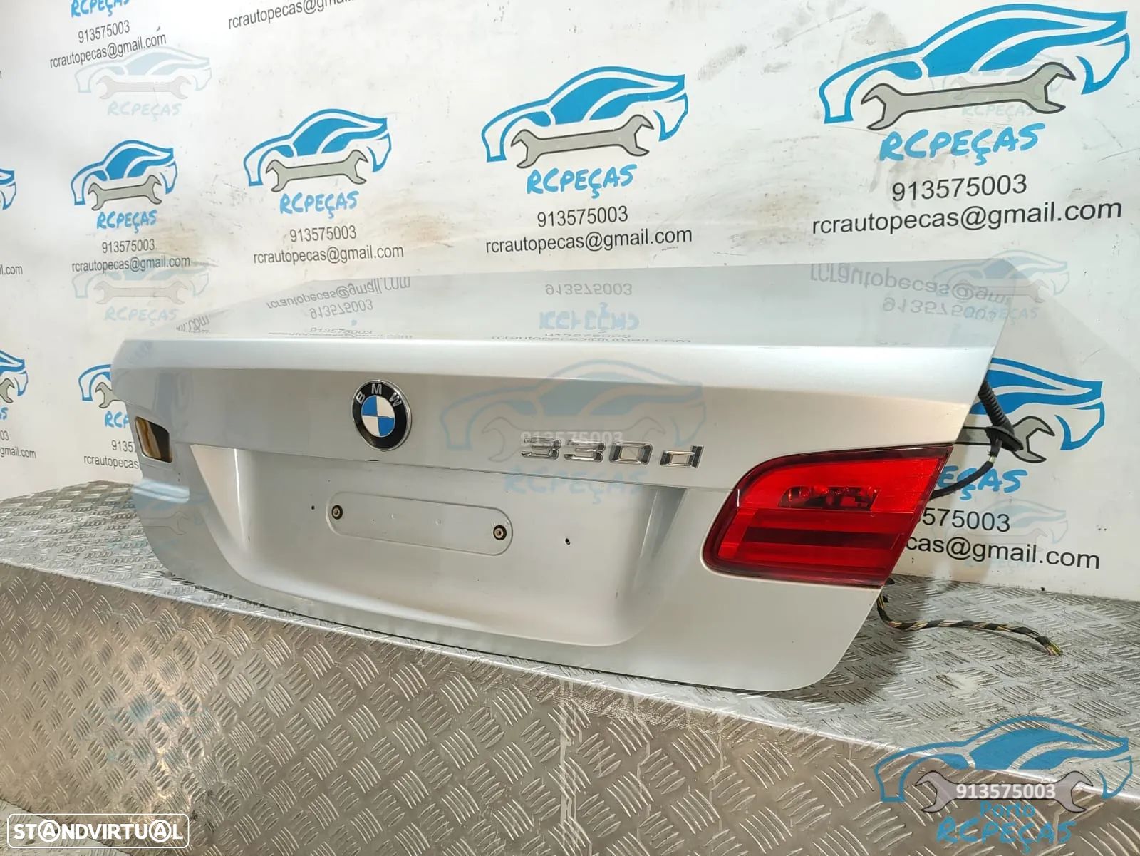 Porta Tampa Mala BMW Serie 3 E92 COUPE - 41627254428 | 7254428 - Fecho | Puxador | Farolim | Simbolo - 1