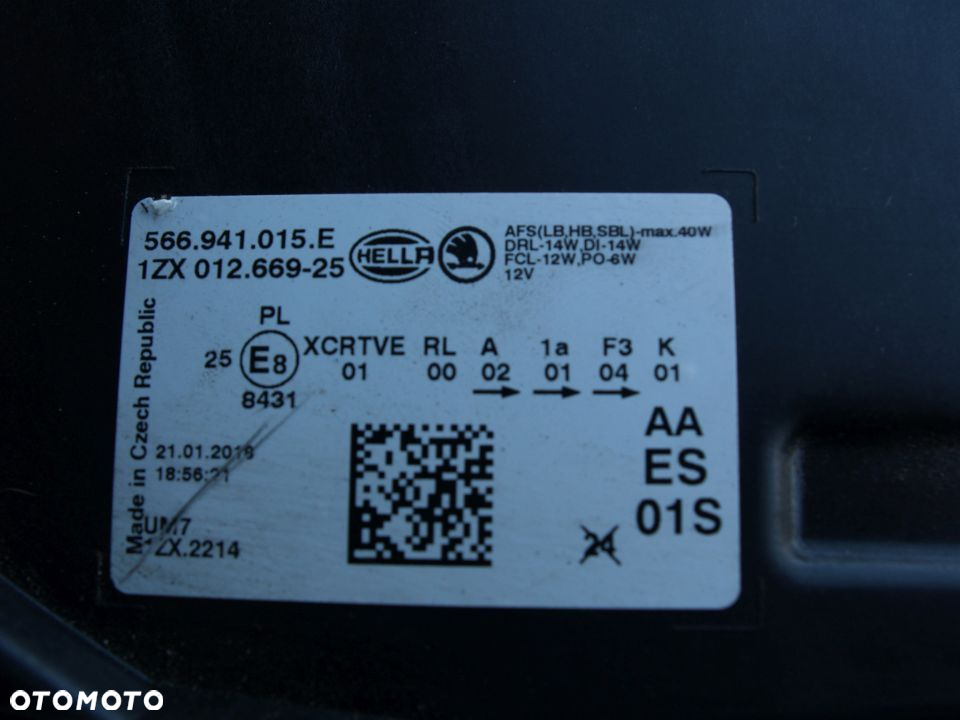 Image Škoda Kodiaq Přední světlo levé světlo 17r - 565941015E