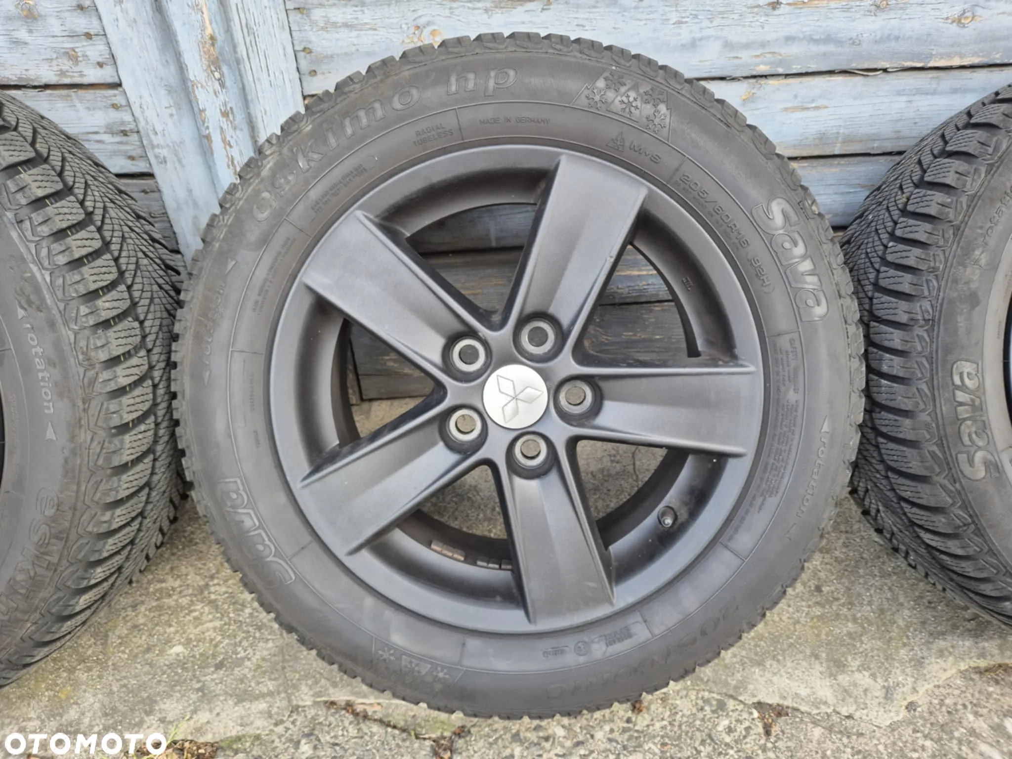 FELGI ALUMINIOWE 16'' MITSUBISHI LANCER SPORTBACK VIII oryginalne czarne - 6