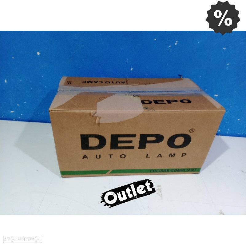 R148660C3 FAROL ESQ BMW E46 OLHO ANJO LED CCFL 4 PORTAS 01-05 FUNDO PRETO - 2