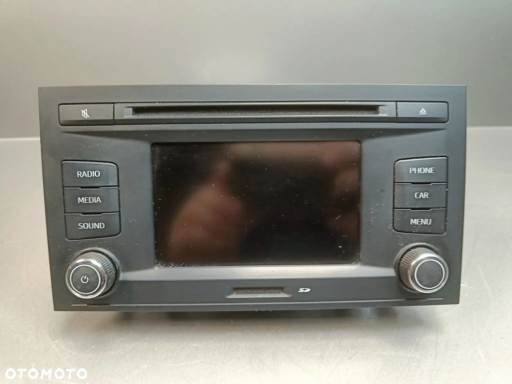 Radio Seat Leon 3 III Wyświetlacz Radioodtwarzacz 5F0035869 - 1