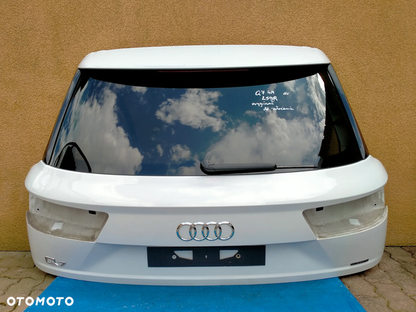 AUDI Q7 4M / LS9R / KLAPA BAGAŻNIKA TYŁ TYLNA / LOTKA / ORYGINAŁ do założenia !