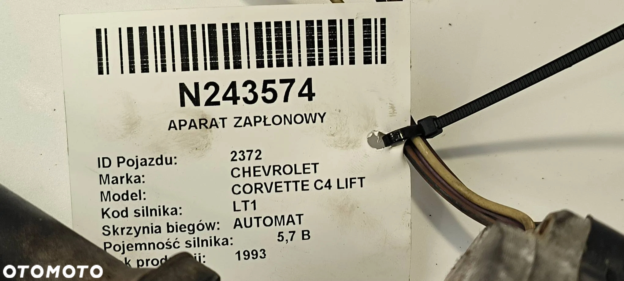 Aparat zapłonowy Chevrolet Corvette C4 LIFT 1992 Coupe Benzyna 5699cm³ - 7