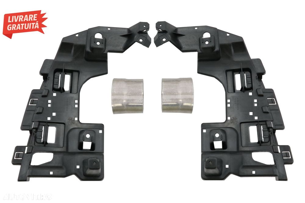 Difuzor Bara Spate cu Ornamente Evacuare Mercedes GLS X166 Facelift (09.2015-2019)- livrare gratuita - 14