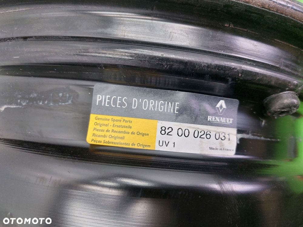 Felga stalowa Renault Megane II 6,5 J X 15 ET 45 4X100 CZARNA - 2