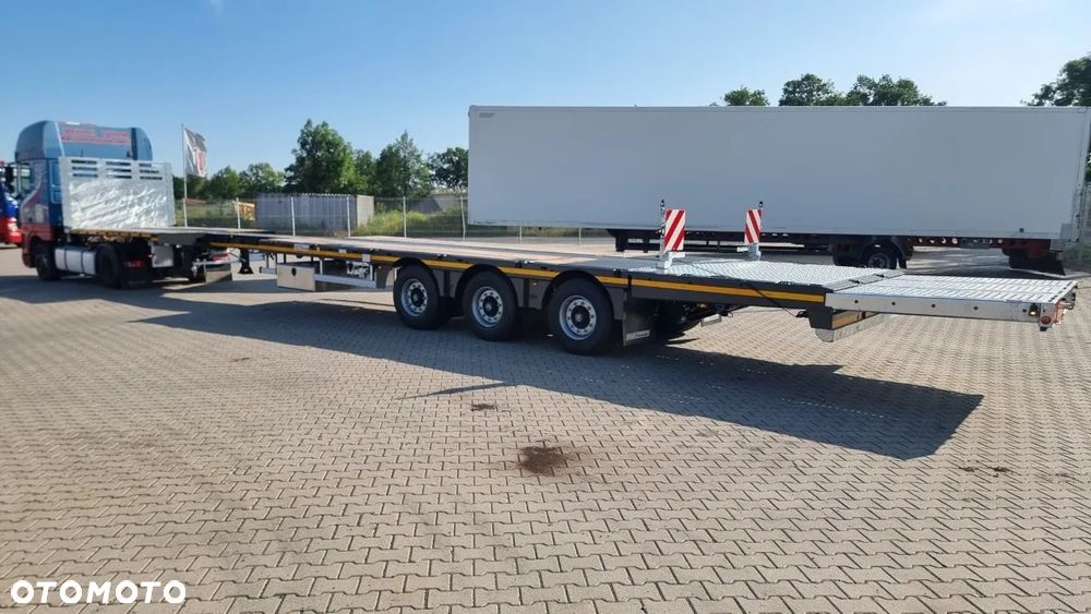 MAX Trailer platforma z hydraulicznie opuszczaną i wysuwaną rampą najazdową - 16
