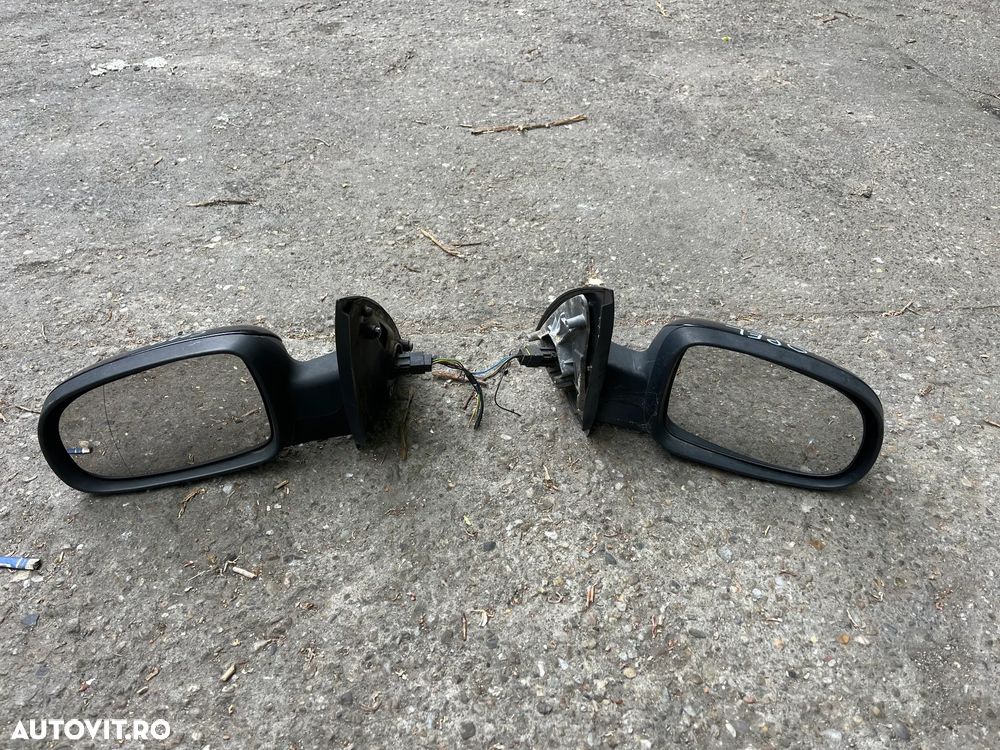 Oglinda stanga/Oglinda dreapta Opel Corsa C negru electrica - 9