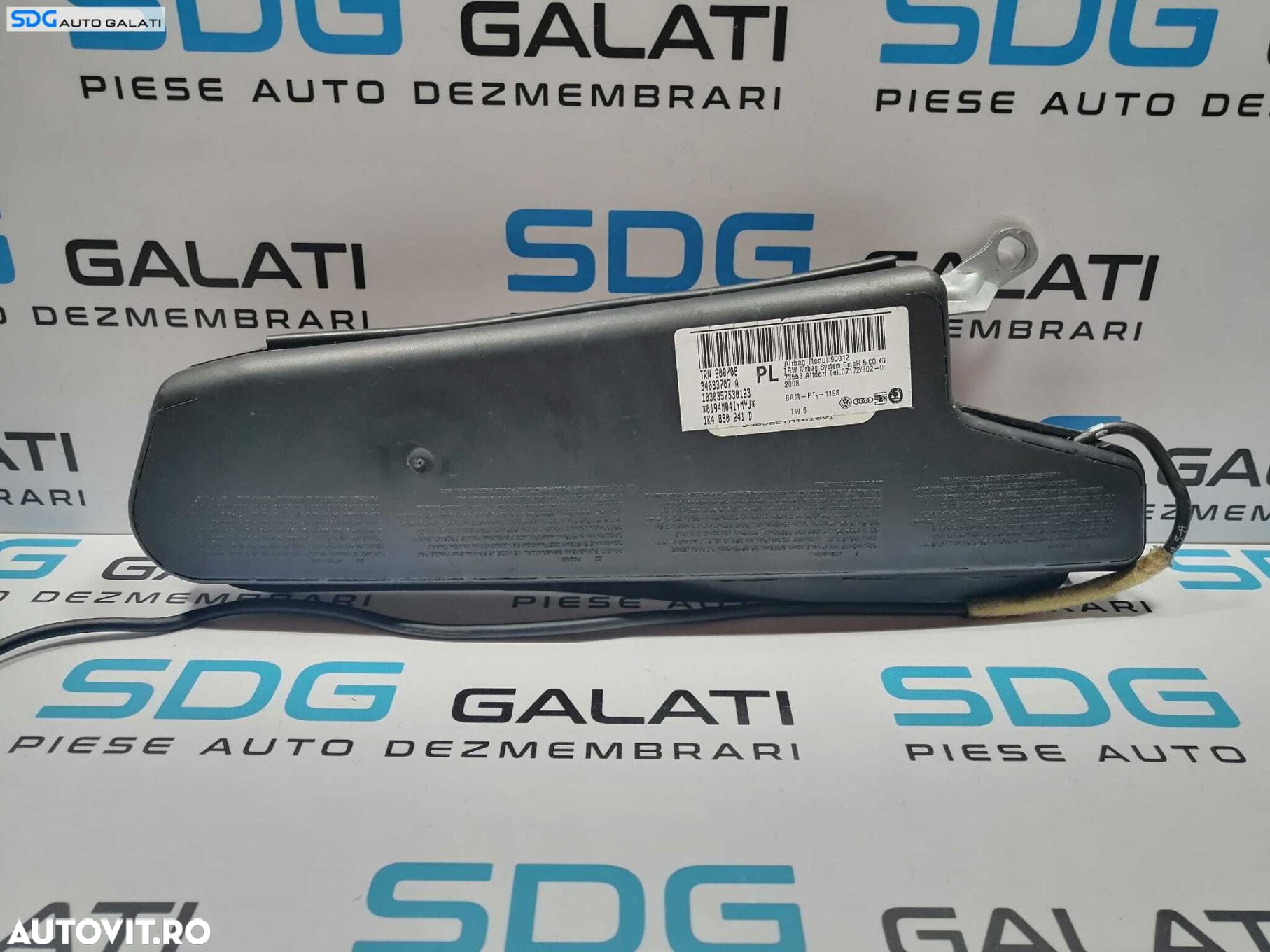 Set Airbag - uri din Scaune Fata Stanga Dreapta Skoda Octavia 2 2004 - 2013 Cod 1K4880242D 1K4880241D - 3