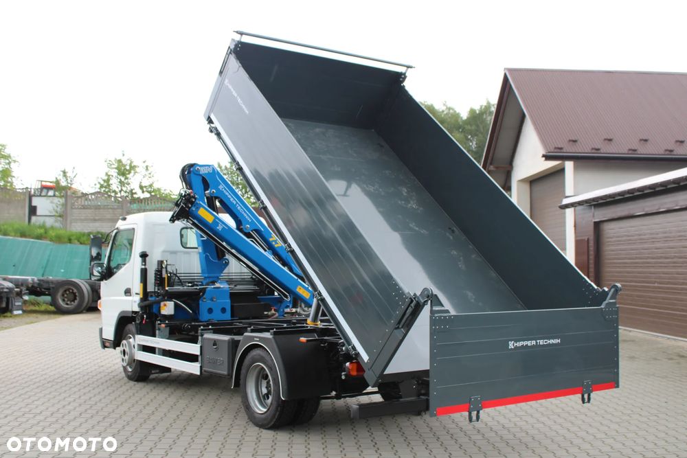 Mitsubishi FUSO Canter 9C18 Nowy 3-stronny Wywrot Kiper Wywrotka Nowy żuraw HDS DN 7.7 S2 Ładowność 4000 kg - 3