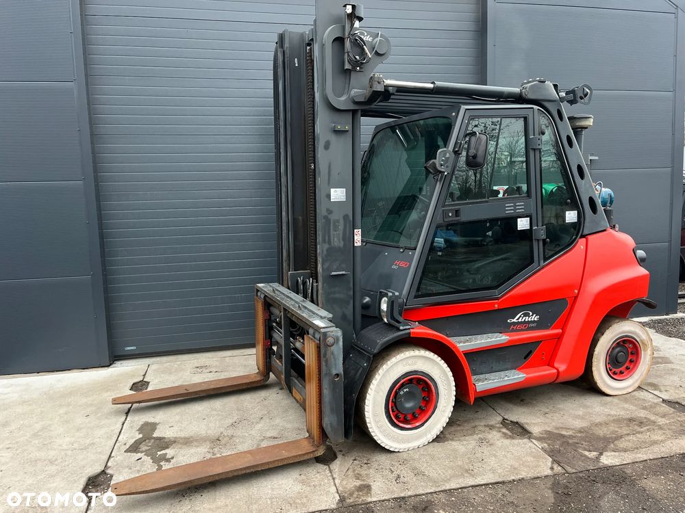 Linde H60 H70 H80 Gaz 3 butle Klima Pozycjoner Przesuw boczny 2 kamery - 14