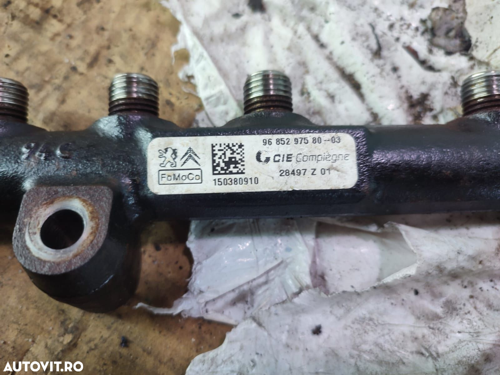 Rampa injectoare 9685297580 Peugeot Partner 2 [2008 - 2012] - 3