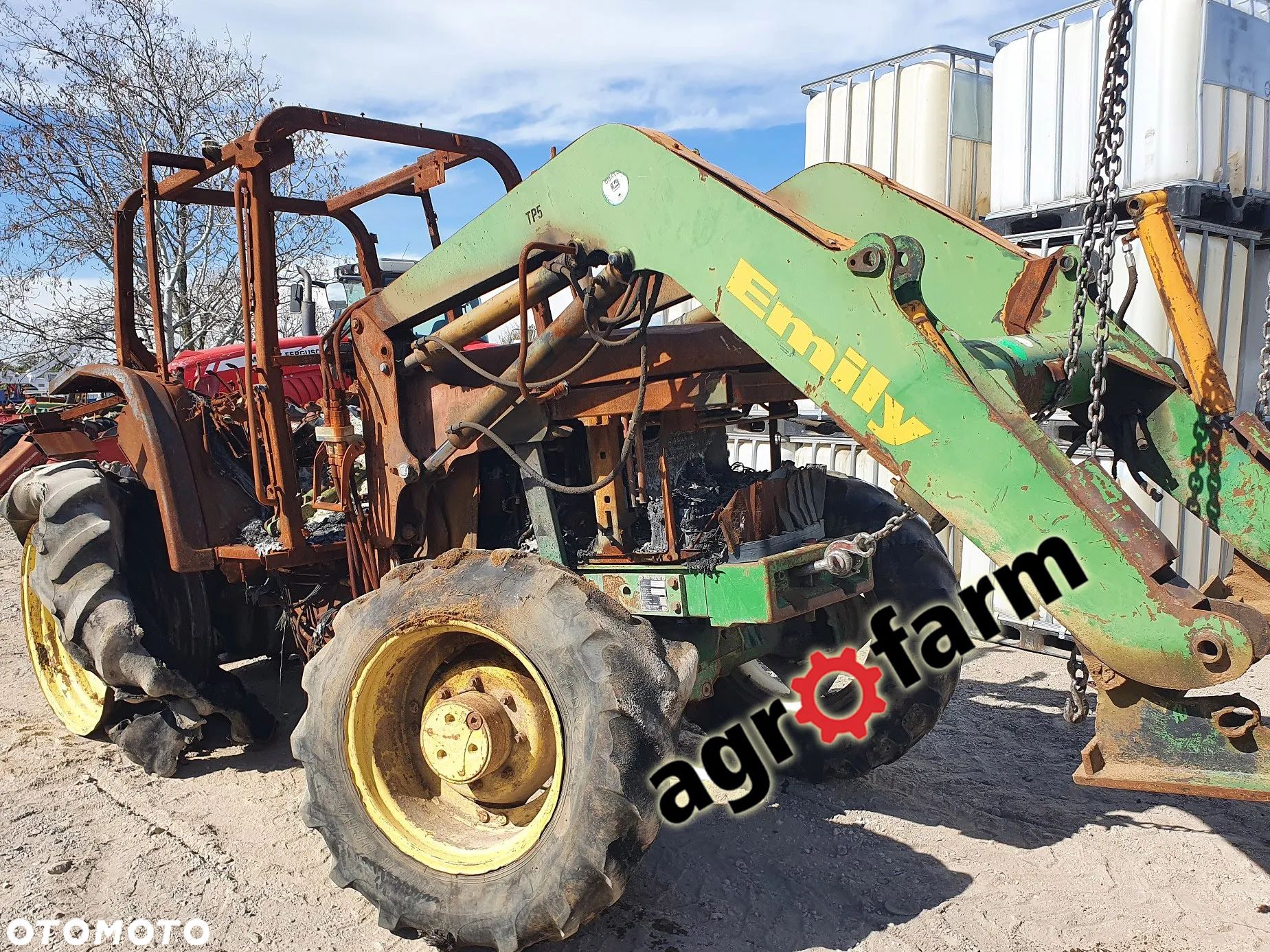 John Deere 6110 6210 6310 silnik skrzynia blok most wał zwolnica - 1