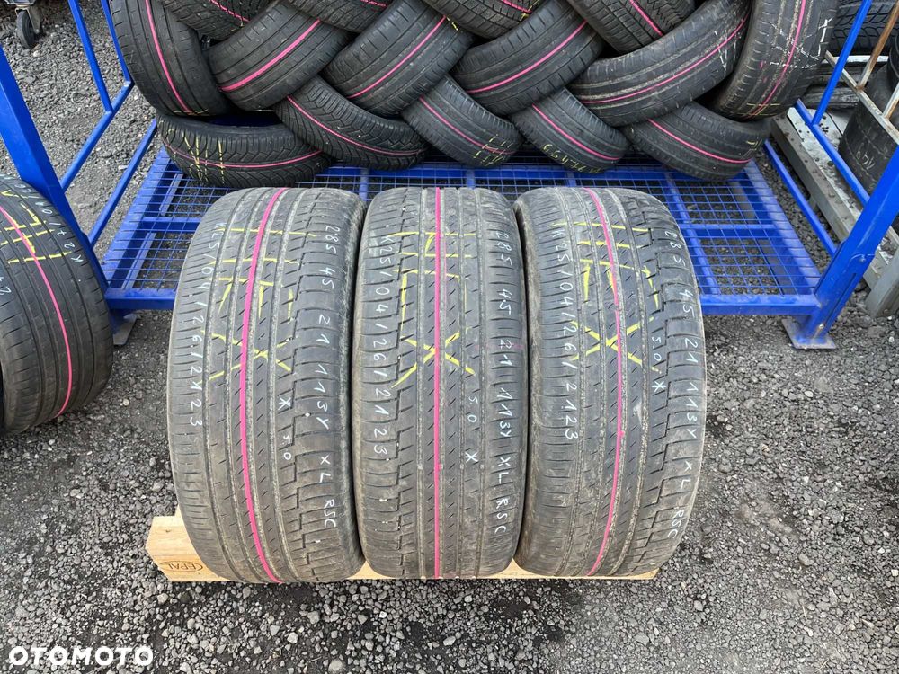 3 opony 285/45R21 Continental PremiumContact 6 SSR - 1